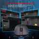 Souris Ergonomique RGB 10000 DPI Programmable Sans Fil et Filaire avec Effets Lumineux - www.yonis-shop.com