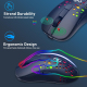 Souris Ergonomique RGB 10000 DPI Programmable Sans Fil et Filaire avec Effets Lumineux - www.yonis-shop.com
