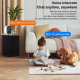 Caméra De Surveillance Extérieure Sans Fil WiFi 3MP Sur Batterie 5200 mAh IP66 Avec Vision Nocturne Et Détection PIR - www.yo...