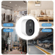 Caméra De Surveillance Extérieure Sans Fil WiFi 3MP Sur Batterie 5200 mAh IP66 Avec Vision Nocturne Et Détection PIR - www.yo...