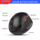 Souris Ergonomique Sans Fil 2.4GHz Pour PC Portable Avec Technologie Optique Précise - www.yonis-shop.com