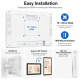 Afficheur Dynamique Commercial 8 Pouces Tactile HD Android 14 4 Go 32 Go WiFi 6 Et Ethernet - www.yonis-shop.com