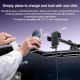 Support Téléphone Voiture À Ventouse Avec Pince Automatique Recharge Sans Fil 15 W Qi Rotation 360° - www.yonis-shop.com