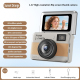 Mini Caméra Numérique Pour Étudiants Avec Caméra Frontale Relevable À 180° 68 MP Résolution 1080p Et Zoom 16x - www.yonis-sho...