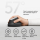 Souris Ergonomique Sans Fil 4000DPI USB-C Bluetooth Unifying Trois Modes Contrôle Précis et Confortable - www.yonis-shop.com