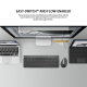 Souris Ergonomique Sans Fil 4000DPI USB-C Bluetooth Unifying Trois Modes Contrôle Précis et Confortable - www.yonis-shop.com