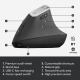 Souris Ergonomique Sans Fil 4000DPI USB-C Bluetooth Unifying Trois Modes Contrôle Précis et Confortable - www.yonis-shop.com