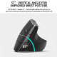 Souris Ergonomique Sans Fil 4000DPI USB-C Bluetooth Unifying Trois Modes Contrôle Précis et Confortable - www.yonis-shop.com