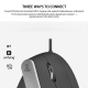 Souris Ergonomique Sans Fil 4000DPI USB-C Bluetooth Unifying Trois Modes Contrôle Précis et Confortable - www.yonis-shop.com