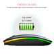 Souris Sans Fil Rechargeable Haute Précision Avec Lumière Colorée Et Double Mode USB Bluetooth - www.yonis-shop.com