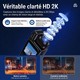 Caméra Piéton 2K Pour Sport Et Surveillance Avec Lentille Rotative À 180° Stabilisation 5 Axes Et Vision Nocturne - www.yonis...
