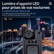 Caméra Piéton 2K Pour Sport Et Surveillance Avec Lentille Rotative À 180° Stabilisation 5 Axes Et Vision Nocturne - www.yonis...