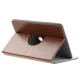Etui protection housse tablette tactile 7 pouces simili cuir 360&deg; Marron - www.yonis-shop.com