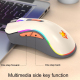 Souris Sans Fil Rechargeable Silencieuse Pour Bureau Et Gaming Avec Lumières Colorées - www.yonis-shop.com