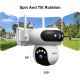 Caméra De Surveillance Extérieure Sans Fil WiFi Double Objectif 8MP Avec Suivi Humain Et Vision Nocturne Couleur
