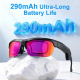 Lunettes De Sport Intelligentes Avec Caméra 13 MP Appels Bluetooth Enregistrement IA Et Traduction Multilingue - www.yonis-sh...