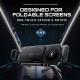 Support Voiture Chargeur Sans Fil 15W À Double Bobine Rotation 90° Pinces Automatiques 142 À 170mm Écran Pliable - www.yonis-...