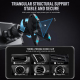 Support Voiture Chargeur Sans Fil 15W À Double Bobine Rotation 90° Pinces Automatiques 142 À 170mm Écran Pliable - www.yonis-...