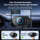 Support De Téléphone Voiture Chargeur Sans Fil 15W À Pince Automatique Rotation 360° Pour Grille D’Aération - www.yonis-shop.com