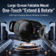 Support Téléphone Voiture Avec Chargeur Sans Fil Rapide 15W Rotation 360° Fixation Par Gravité Pour Grille D’Aération - www.y...