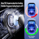 Support Téléphone Pour Voiture À Grille D’Aération Charge Sans Fil Magnétique 15 W Aimants Puissants Rotation 360° - www.yoni...