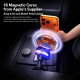 Support Téléphone Pour Voiture À Grille D’Aération Charge Sans Fil Magnétique 15 W Aimants Puissants Rotation 360° - www.yoni...