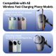 Support Téléphone Pour Voiture À Grille D’Aération Charge Sans Fil Magnétique 15 W Aimants Puissants Rotation 360° - www.yoni...