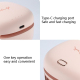 Ventilateur De Cou Portable Sans Pales Rechargeable USB Type C 3 Vitesses Silencieux Batterie 2000 mAh - www.yonis-shop.com