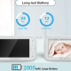 Babyphone Camera Sans Fil 4.5 Pouces Vision Nocturne Sécurité Bébé Interphone Alarme Température et Alimentation - www.yonis-...