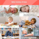 Babyphone Camera Vision Nocturne Écran 2 Pouces Surveillance Sans Fil Température Ambiante Intercom Berceuses - www.yonis-sho...