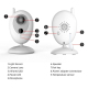 Babyphone Camera Vision Nocturne Écran 2 Pouces Surveillance Sans Fil Température Ambiante Intercom Berceuses - www.yonis-sho...