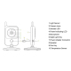 Babyphone Camera Écran LCD 3.2 Pouces Vision Nocturne Moniteur Température 8 Berceuses - www.yonis-shop.com