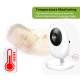Babyphone Camera Écran LCD 2.4 Pouces Vision Nocturne Intercom Bidirectionnel Longue Portée Sécurité Assurée - www.yonis-shop...