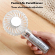 Ventilateur Portable USB À Main Transparent 3 Vitesses Batterie 1200 mAh Rechargeable Type C Silencieux - www.yonis-shop.com