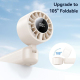 Mini Ventilateur Portable Pliable À Main Et De Bureau Avec Affichage Numérique 5 Vitesses Et Batterie 1200 mAh - www.yonis-sh...
