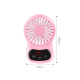 Mini Ventilateur De Bureau USB Avec Horloge Silencieux Portable Batterie 800 mAh - www.yonis-shop.com