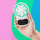Mini Ventilateur De Bureau USB Avec Horloge Silencieux Portable Batterie 800 mAh - www.yonis-shop.com