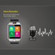 Montre téléphone connectée Android iOS Sport SIM Bluetooth Homme Argent - www.yonis-shop.com
