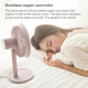 Ventilateur De Bureau USB Rechargeable Pour Dortoir Et Bureau 3 Vitesses Batterie 4000 mAh Autonomie 3 À 12 Heures - www.yoni...