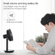 Ventilateur De Bureau USB Rechargeable Pour Dortoir Et Bureau 3 Vitesses Batterie 4000 mAh Autonomie 3 À 12 Heures - www.yoni...