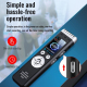 Dictaphone Multifonctionnel HD Réduction de Bruit 32GB Bluetooth 5.0 Écran IPS 60 Heures d'Enregistrement - www.yonis-shop.com