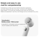 Ventilateur Portable Silencieux Avec Refroidissement TEC Jusqu’à 16°C Autonomie 18 Heures Et 100 Vitesses D’air - www.yonis-s...