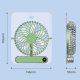 Mini Ventilateur De Bureau Ultra Fin Silencieux 1800 mAh Affichage Numérique Réglable 199 Vitesses Recharge USB-C - www.yonis...