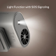 Ventilateur Portable À Porter À Turbine Haute Vitesse 100 Réglages Affichage Numérique Lampe Torche - www.yonis-shop.com