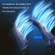 Ventilateur De Cou Sans Hélice Pour Extérieur Silencieux Bluetooth Batterie 4000 mAh Autonomie 3 À 9 Heures - www.yonis-shop.com