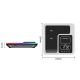 Chargeur Sans Fil Multifonctionnel 5 en 1 avec Support Téléphone Pliable et Lumières RGB - www.yonis-shop.com