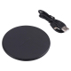 Chargeur Sans Fil 10W Design Plaid Noir Compatible QI Pour Recharge Rapide Et Universelle - www.yonis-shop.com