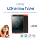 Tablette Graphique Enfant Dessin Bloc Note Numérique LCD 12 pouces 4.5 mm Épaisseur Pile Vert - www.yonis-shop.com