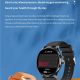 Montre Connectée Sportive Écran 1.39 Pouces Bluetooth 5.2 Appels Surveillance Santé Sommeil Oxygène Température Fréquence Car...