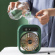 Ventilateur De Bureau Avec Brumisation USB Rechargeable 3 Vitesses Réservoir D’Eau Grande Capacité 1200 mAh - www.yonis-shop.com